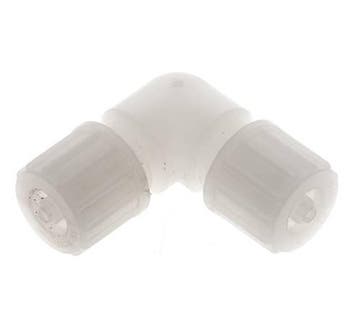 10x4mm Pvdf L-Vorm Knelfitting 10bar Kunststof en Polyamide, Verzenden, Nieuw