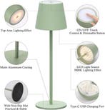 Tafellamp oplaadbaar - Slaapkamer - 2 Stuks - Groen - Klight, Verzenden, Zo goed als nieuw