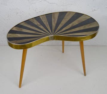 Bijzettafel - Hout, inne - Bloementafel, Sunburst