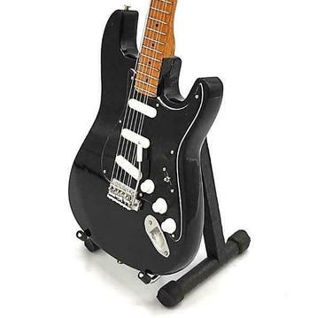 Miniatuur replica Fender gitaar - David Gilmour - Pink Floyd, Ophalen of Verzenden, Nieuw, Pop, Beeldje of Miniatuur