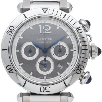 Cartier - Pasha de Cartier Chronograph Watch 1.6 Gray -, Nieuw