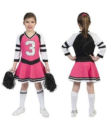 Cheerfull Cheerleader jurkje roze kind, Ophalen of Verzenden, Nieuw