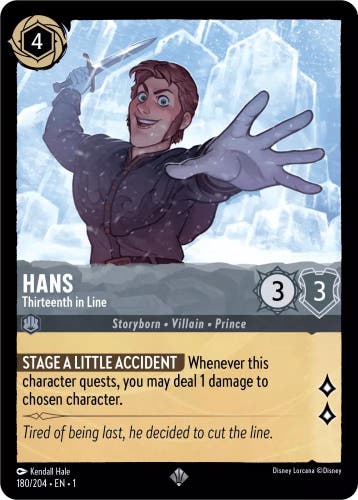 [180/204] - HANS - Thirteenth in Line ENG NON-FOIL [M/NM], Ophalen of Verzenden, Nieuw