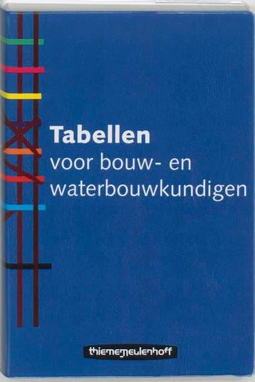 Tabellen voor bouw  en waterbouwkundigen druk  9789006900262, Verzenden, Zo goed als nieuw