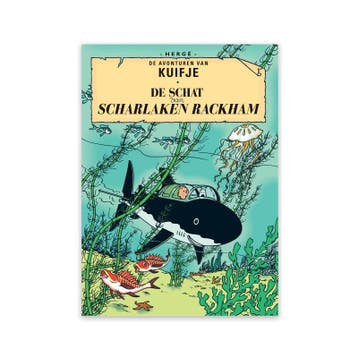 Kuifje Postkaart De Schat van Scharlaken Rackham, Ophalen of Verzenden, Nieuw