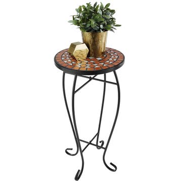 Balkontafel bloementafel met mozaïekpatroon 30x30x61,5cm, Verzenden, Nieuw