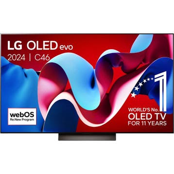 LG OLED77C46LA - 77 inch 4K Ultra HD 100Hz smart OLED TV, Ophalen, OLED, Zo goed als nieuw, 100 Hz