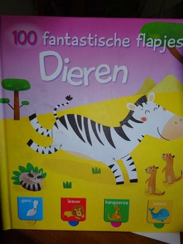 Mijn 100 flapjes boek Dieren 9789462445222, Boeken, Kinderboeken | Baby's en Peuters, Verzenden, Zo goed als nieuw