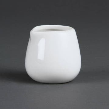 Porselein Wit Melkkan 24 cl (Stuks 12), Verzenden