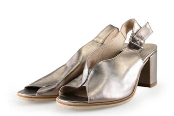 NeroGiardini Slingbacks in maat 37 Brons, Overige kleuren, Verzenden, Zo goed als nieuw, NeroGiardini