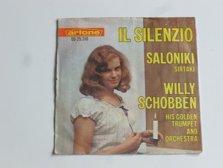 Willy Schobben - Il Silenzio (vinyl single), Cd's en Dvd's, Vinyl Singles, Zo goed als nieuw, Ophalen of Verzenden