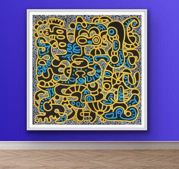 Frantisek Florian - TUPI-HO XL, Antiek en Kunst, Kunst | Schilderijen | Modern