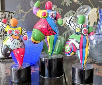 Niki De Saint-Phalle (1903-2002) - sculptuur, Nana - 16 cm -