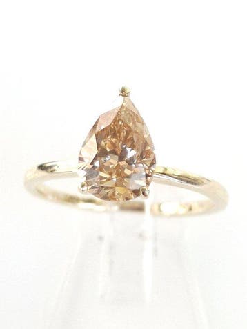 Verlovingsring - 14 karaat Geel goud - 1.51ct. tw. Diamant