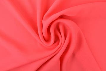 Chiffon Koraalroze - rol 15 meter, Verzenden, Nieuw