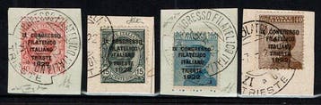 Koninkrijk Italië 1922 - 9e Italiaanse Filateliecongres., Gestempeld