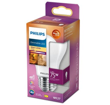 Philips LED lamp E27 7.2W/927-922 1055lm Mat WarmGlow | B..., Ophalen of Verzenden, Nieuw