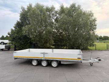 Eduard 500 x 200 cm plateauwagen 3-asser ZGAN, Auto diversen, Ophalen, Zo goed als nieuw