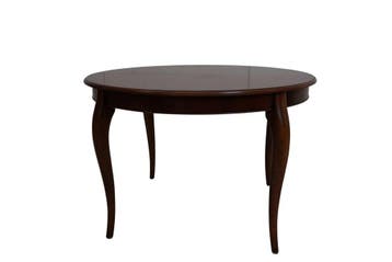 Ronde houten eettafel – klassieke uitschuifbare eettafel met, Ophalen of Verzenden, Nieuw