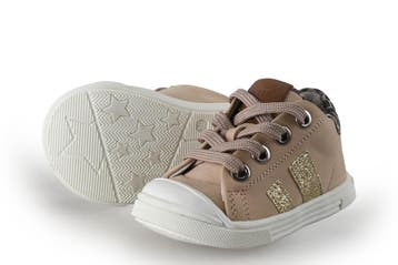 Jopper Sneakers Meisjes in maat 19 Beige, Verzenden, Schoenen, Zo goed als nieuw, Jongen of Meisje