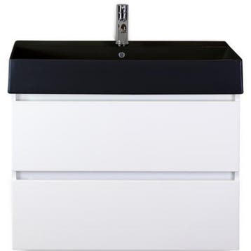 Maxx XL Badmeubelset 80 cm - Wit Hoogglans - Wastafel Kube, Ophalen of Verzenden, Nieuw