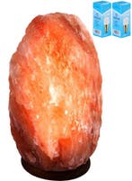 Zoutlamp GROOT XXL 18-21kg met 2x Gloeilamp - Himalaya Zo..., Huis en Inrichting, Lampen | Tafellampen, Ophalen of Verzenden, Nieuw