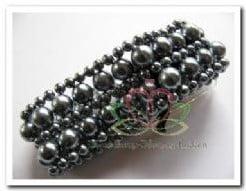 Corsage Polscorsage-armband Bubbly Antraciet, Ophalen of Verzenden, Nieuw