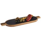 GGM Gastro | (6 stuks) Serveerplank - FUSIONA - 2-delig set, Verzenden