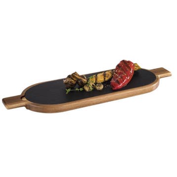 GGM Gastro | (6 stuks) Serveerplank - FUSIONA - 2-delig set, Verzenden