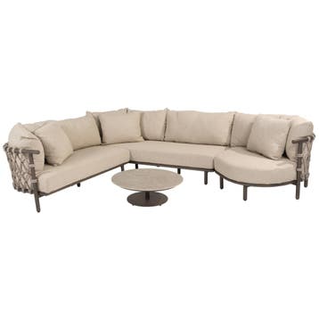 Ezra modulaire organiche hoek loungeset 4 delig keramiek, Ophalen of Verzenden, Nieuw