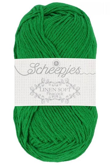 Scheepjes Linen Soft - 606 grasgroen - Linnen/Katoen Garen, Ophalen of Verzenden, Nieuw