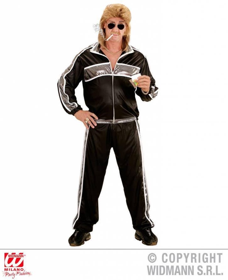 Trainingspak disco zwart, Kleding | Heren, Carnavalskleding en Feestkleding, Nieuw, Ophalen of Verzenden