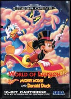 Sega Mega Drive World of Illusion Starring Mickey Mouse & Do, Spelcomputers en Games, Verzenden, Zo goed als nieuw