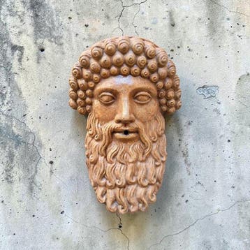 sculptuur, Bassorilievo Fontana Poseidone - 35 cm - Gegoten