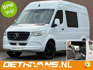 Zakelijke Lease |  Mercedes-Benz Sprinter 316CDI 164PK L2H2, Automaat, Stof, Gebruikt, Wit