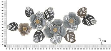 IJZEREN WANDPANEEL GRIJSTINTEN -A- CM 157,5X9X66,5, Ophalen of Verzenden, Nieuw