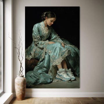 La Mama - Pastel Dynasty - XXL - Œuvre unique 1/1, Antiek en Kunst
