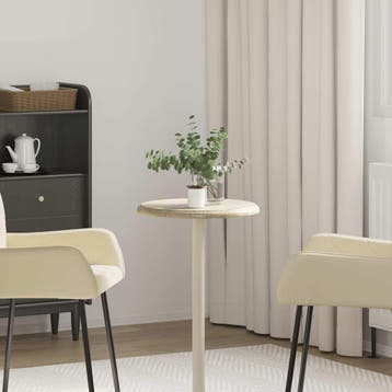 vidaXL Tafelblad Ø40x2,5 cm marmer crèmekleurig, Huis en Inrichting, Tafels | Eettafels, Verzenden, Nieuw