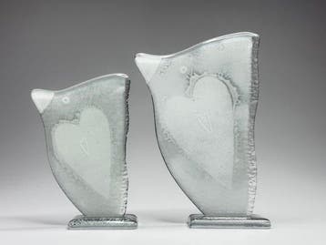Studio Habrat - Beeldje - Love birds (2) - fusie, Antiek en Kunst