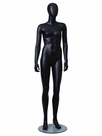 FACELESS ETALAGEPOP MEISJE MERK GRUPPO CORSO MAT ZWART 14-15