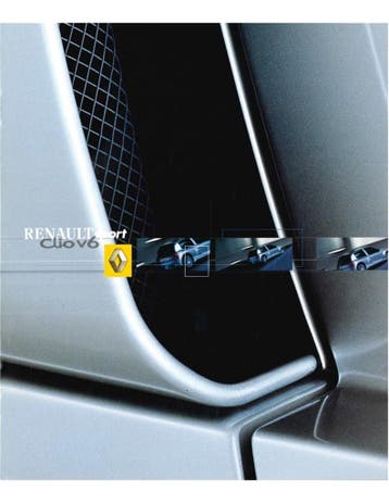2000 RENAULT CLIO V6 BROCHURE NEDERLANDS, Boeken, Nieuw, Renault, Author