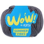 Katia WOW Summer Vibes - 82 donkergrijs - Katoen/Acryl Gar, Ophalen of Verzenden, Nieuw