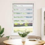 vidaXL Zebra rolgordijn 90,9 x 150 cm stofbreedte 86,7 cm, Verzenden, Nieuw, Wit