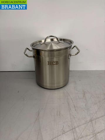 RVS Soeppan Kookpan Pan Inductie 20 x 20 cm 6 liter Horeca, Ophalen of Verzenden, Nieuw zonder verpakking