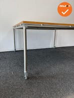 Ahrend - Move-it - verrijdbare vergadertafel 150x150 - bladk, Vergader- of Presentatieruimte, Ophalen of Verzenden, Gebruikt, Tafel