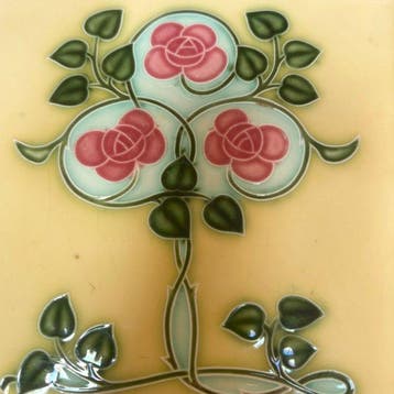 Jugendstil Tegel - Hemixem - Gillot Frères - Art Nouveau -