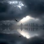 David Law - Skyline VII, Antiek en Kunst