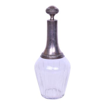 Karaf met Verzilverde Halsmontuur - Geslepen Glas met Laurie, Verzenden