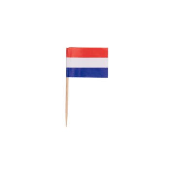 Sier Vlagprikker Nederland 500st., Verzenden, Nieuw
