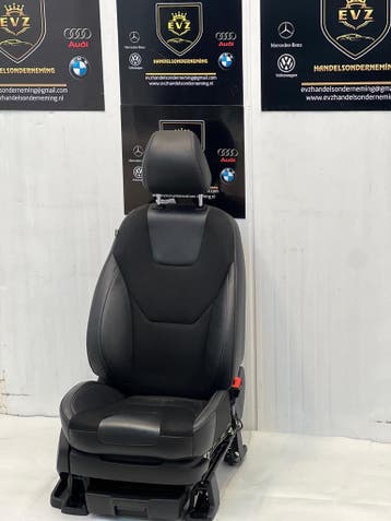 Ford S-Max bekleding stoel rechts half stof half leer bj.201, Gebruikt, Ford